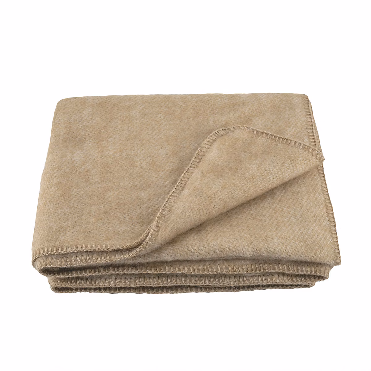 Couverture chaude laine et mohair (220 × 240 cm – Lin)