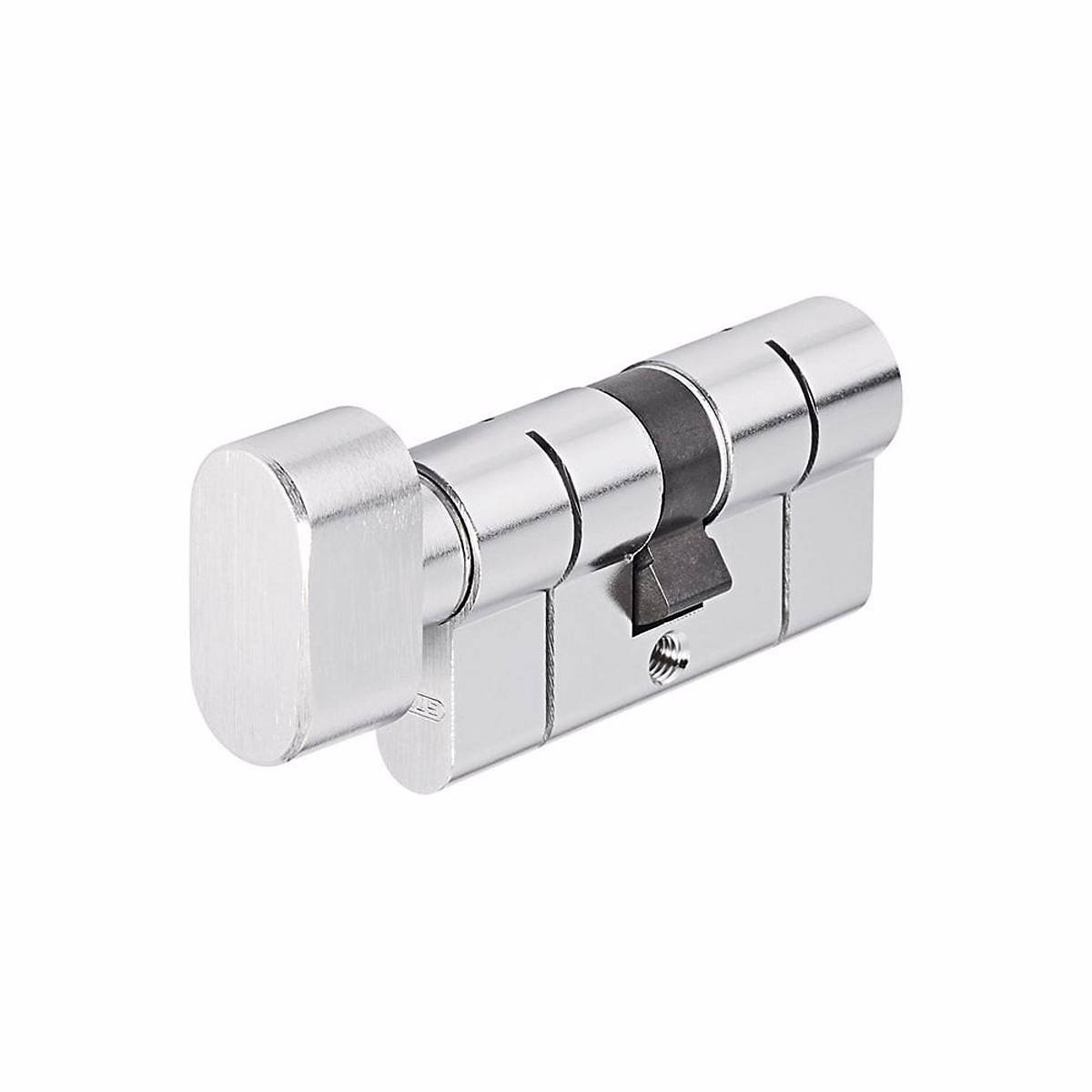 Serrure et cylindre – Cylindre à bouton 40/40 mm nickelé 6 goupilles Abus KD6PSN