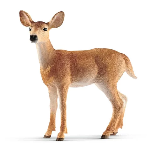Figurine Biche de Virginie plastique 8,6x8,5x3,5 cm à partir de 4 ans