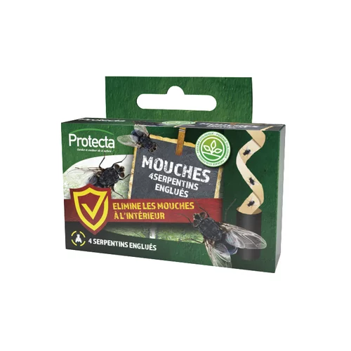 Serpentins tue-mouche Protecta - L'étui de 4