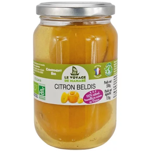 Citron beldis bio Le voyage de Mamabé - 330 g