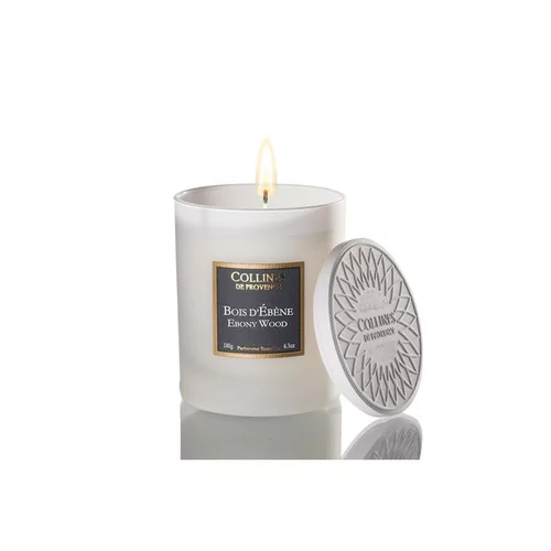 Bougie Parfumée Bois d’Ébène – 180 gr