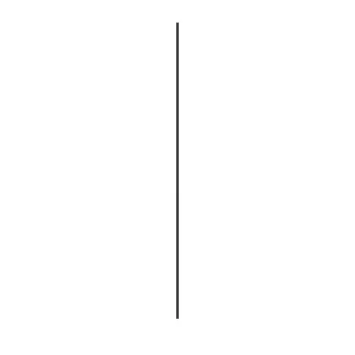 Piquet poteau pratic boule pour extérieur coloris noir - 120 cm