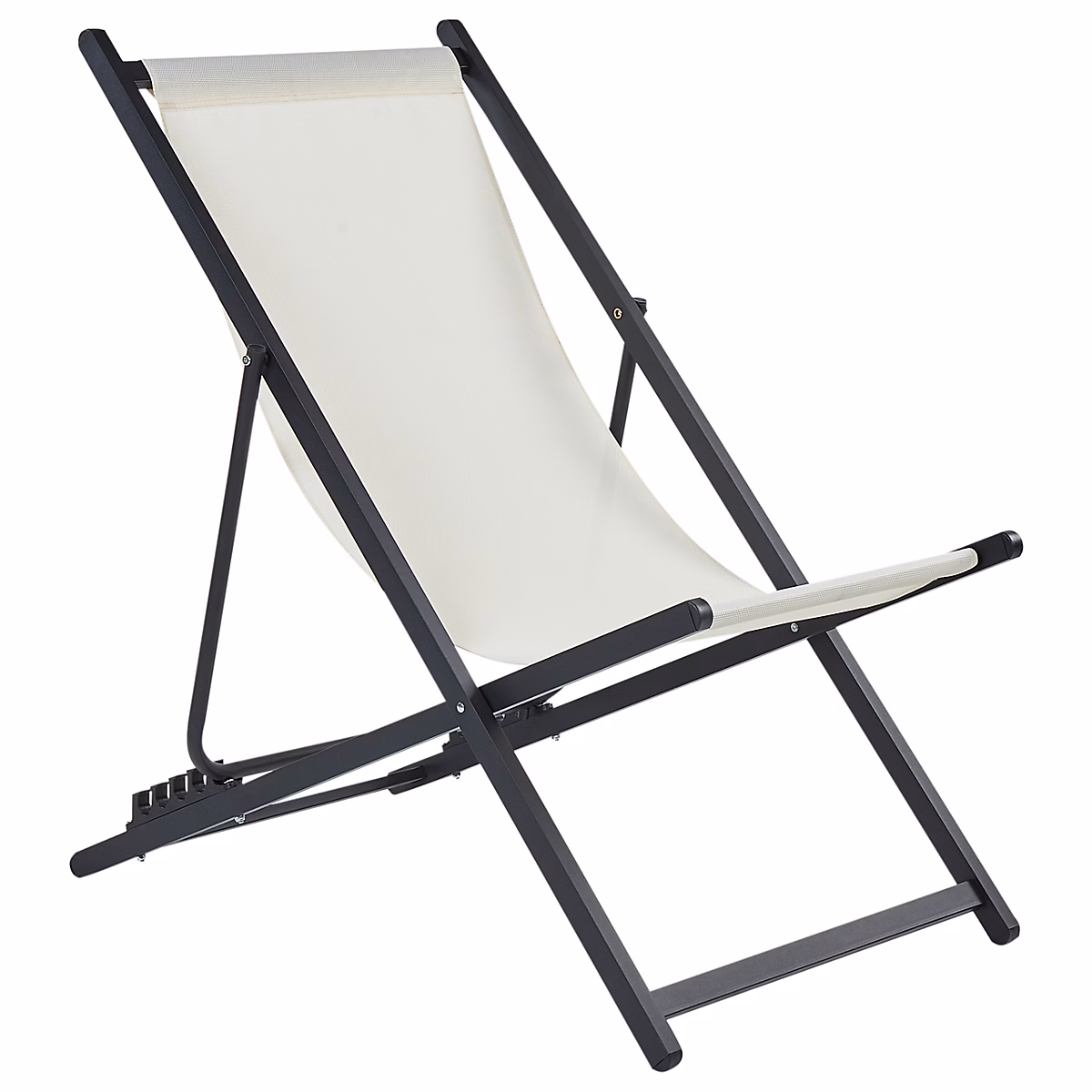 Chilienne pliante LOCRI II Métal Beige clair – Réf. BJSZZFHWL9301058808