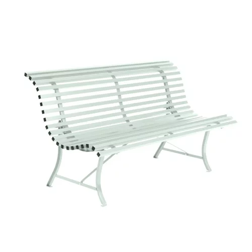 Banc en métal coloris menthe glaciale Fermob Louisiane - 150 x 72 x 80 cm