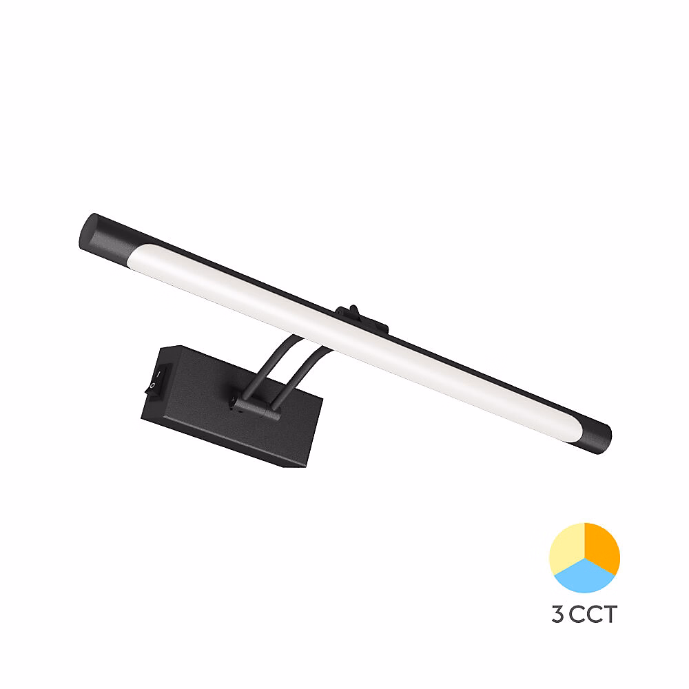 Applique LED miroir noir 8W 3en1 IP20 – Réf. PUCCUISUB5699591449