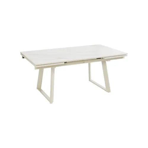 Table Malo avec rallonge automatique en aluminium - 180 x 240 x 100 cm