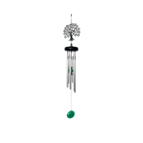 Carillon arbre de vie coloris gris - 60 cm