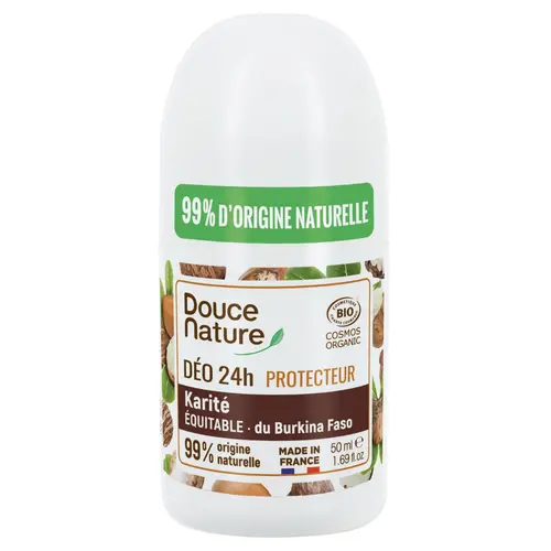 Déo bille karité équitable Douce Nature - 50 ml