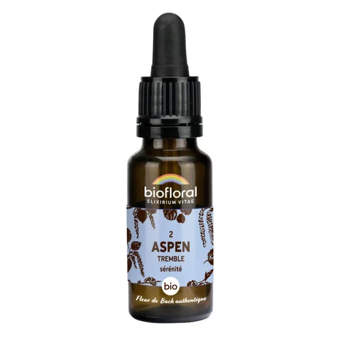 Élixir n°2 Biofloral de tremble en flacon de 20 ml