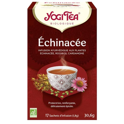 Yogi Tea Echinacea – La boîte de 17 sachets
