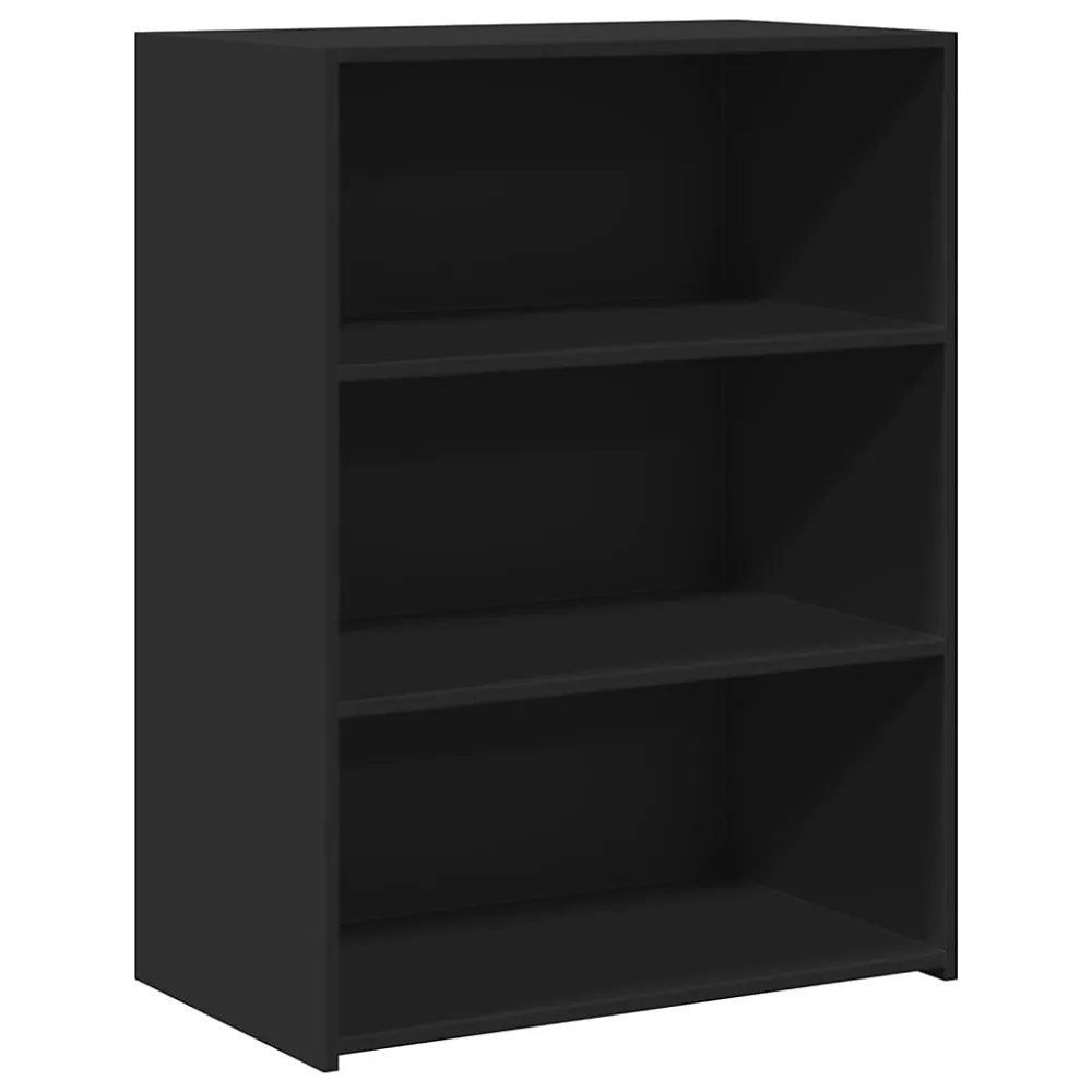 Buffet noir 70 × 41 × 93 cm bois d'ingénierie vidaXL
