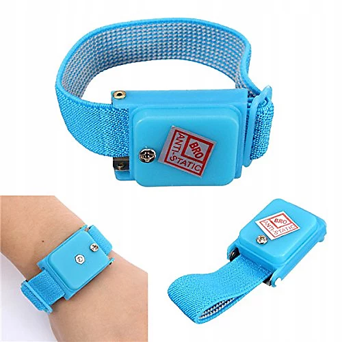 Bracelet Antistatique ESD Réglable – Protection Électrostatique, Confort Plastique Faible Ohm, Pour Industrie SMT