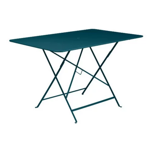 Table pliante Bistro FERMOB bleu acapulco L117xl77xh74