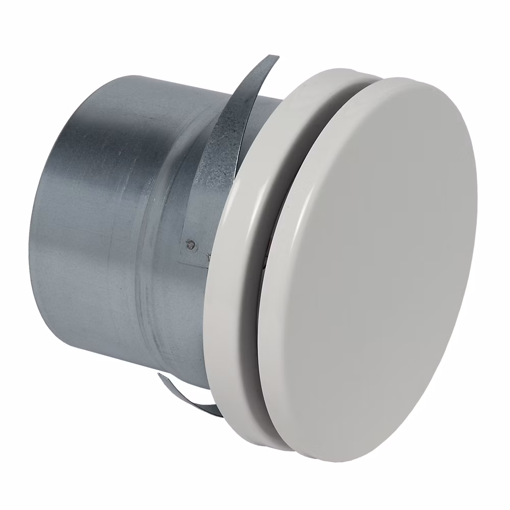 Bouche à noyau acoustique réglable de soufflage/reprise acier blanc SR 135 D200 – ALDES, 11052280