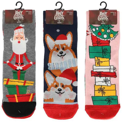 Chaussettes de Noël à motifs fantaisie pour femme - 36/41