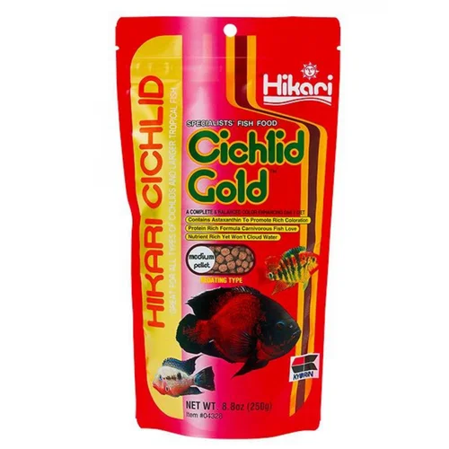 Nourriture pour poissons - HIKARI Cichlid Gold Medium - 250g