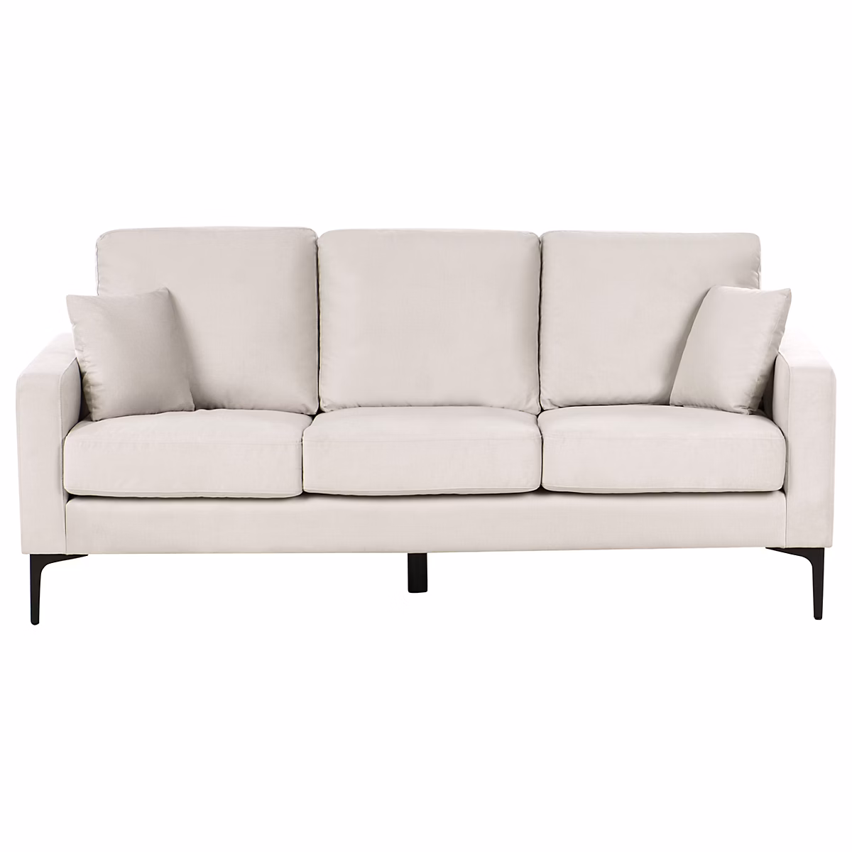 Canapé 3 places GAVLE Tissu Beige clair | Canapé