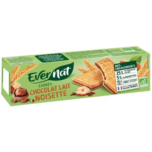 Goûters au chocolat au lait et à la noisette - 225 gr