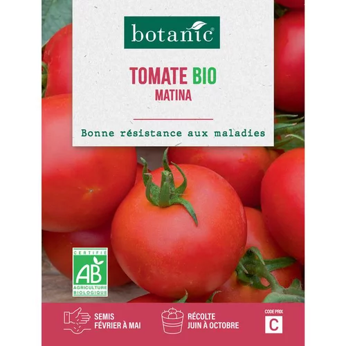 Graines de tomate matina bio botanic® - graines matina semer
