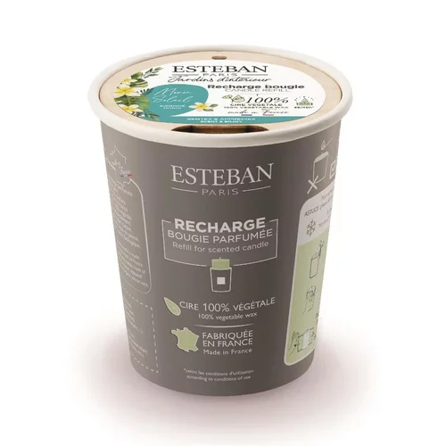 Recharge pour bougies parfumées Monoï soleil Esteban - 180 g
