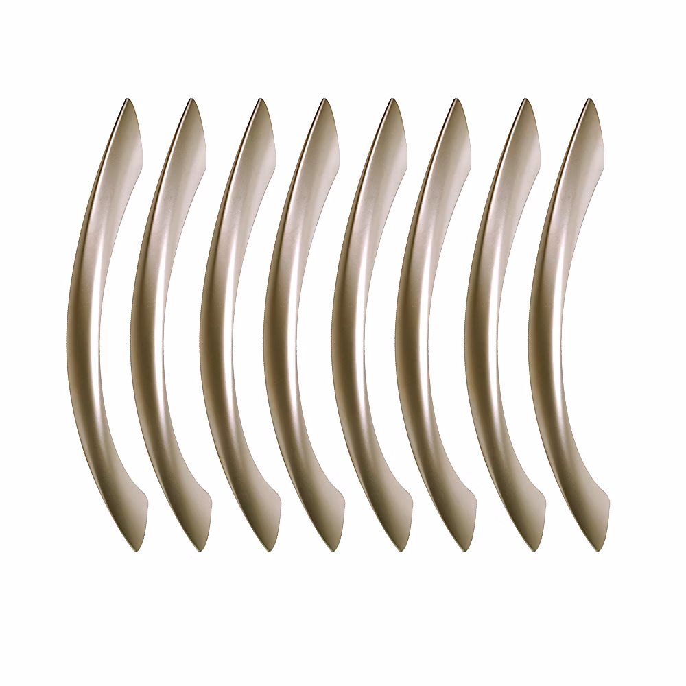 8 Un. poignées de meuble en zamak nickel mat pour tous les types et armoire – entraxe 96MM