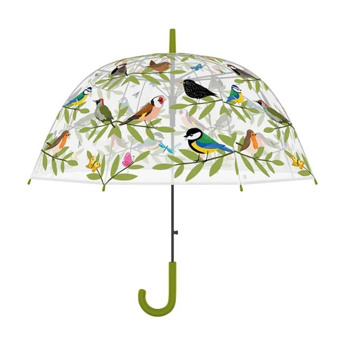 Parapluie transparent Esschert Design club oiseaux - Ø 83 x 81,5 cm
