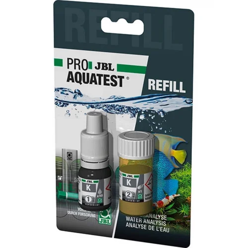 Recharge test potassium aquariophilie, JBL ProAquaTest K - prêt à l'emploi