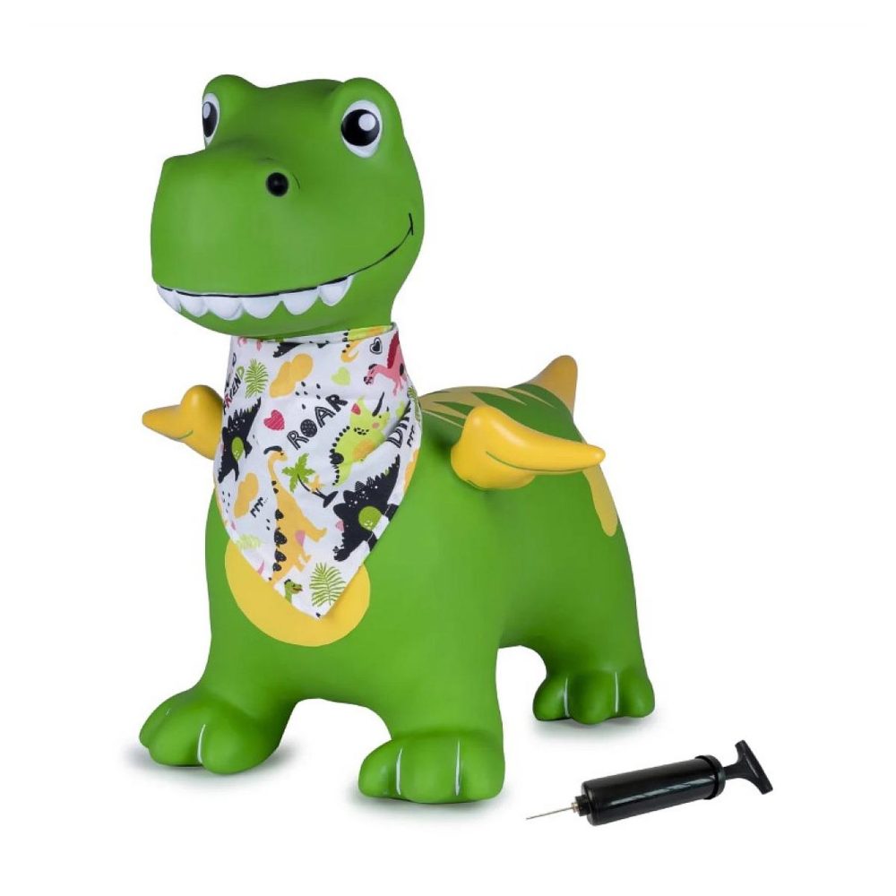 Jamara Animal sauteur Dino ailé vert HoppyDoo avec pompe | vert