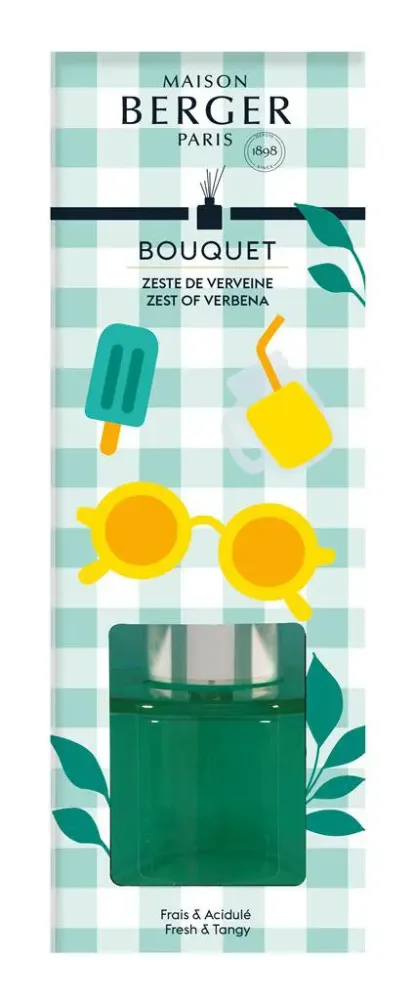 Mini bouquet parfumé senteur menthe zeste de verveine Maison Berger Paris - 90 ml