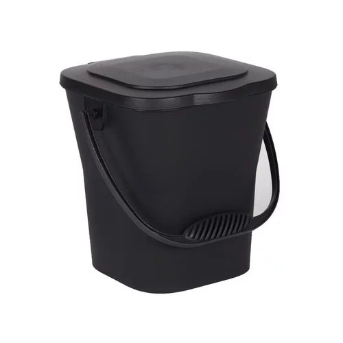 Seau à compost gris foncé - 6L