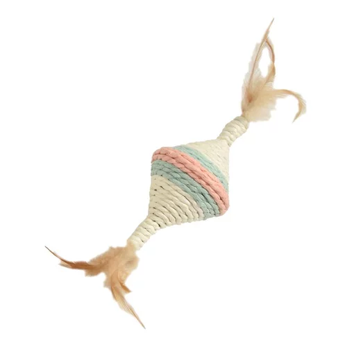 Jouet à griffer pour chat coloris rose Bobby Youpi - 12 x 8 cm