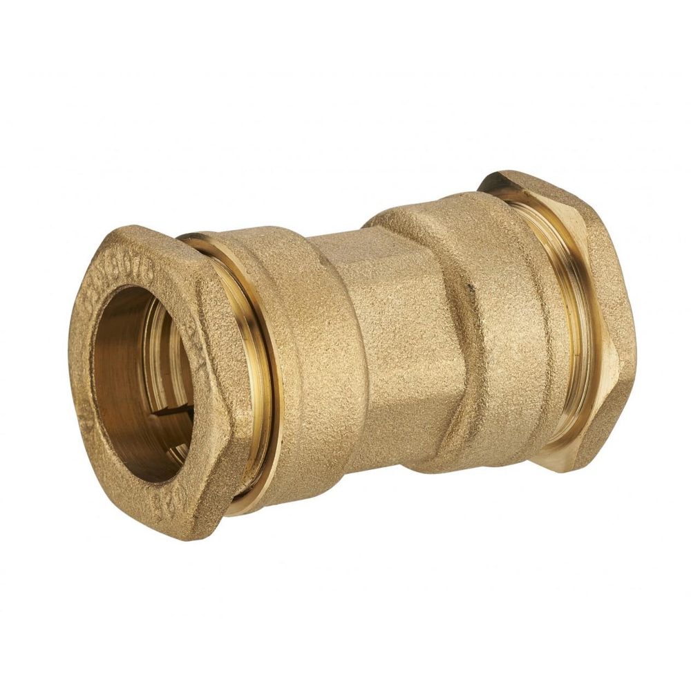 CENTRALE BRICO Manchon à compression laiton D.20 pour tube en polyéthylène – Matériel de jardin