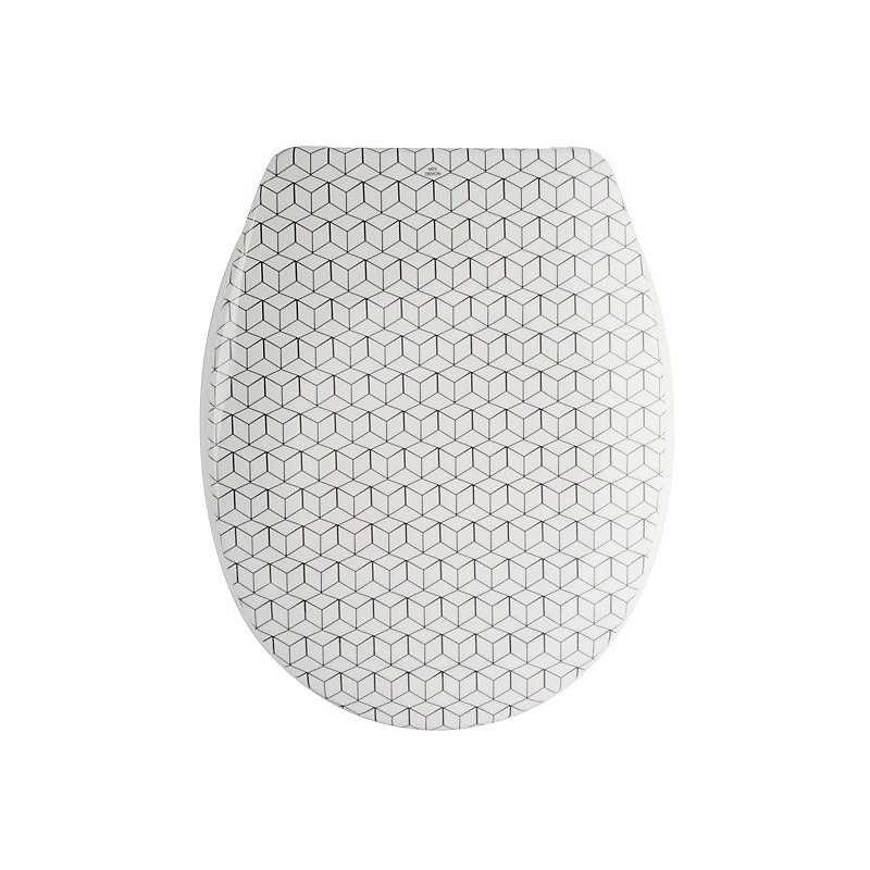 Abattant wc Thermo Dur MOZAIK Beige Charnières PS MSV | WC