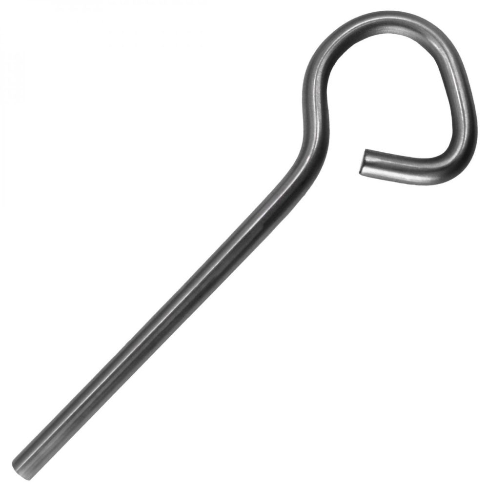LINXOR Lot de 10 pitons P évolution en inox 13 cm