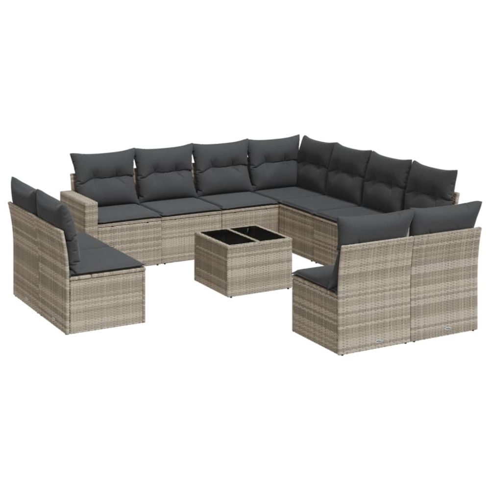 VidaXL 3251469 banc de jardin Rotin, Acier – Mobilier de jardin