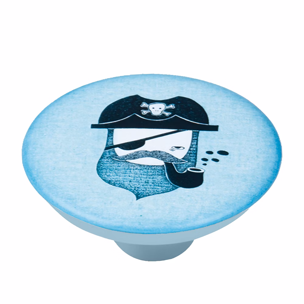 Bouton de meuble abs diamètre 50 mm sérigrafié pirate lot de 36 piéces – Réf. GJUPQHIDZ6950552486