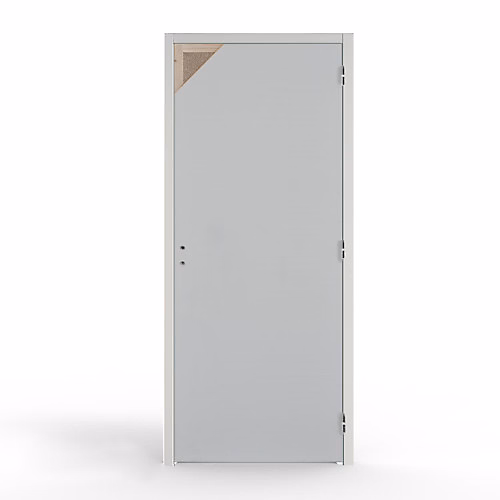 Bloc-porte bois âme pleine plan 1 vantail TER – 204 × 73 cm, huisserie 88 × 54, poussant gauche