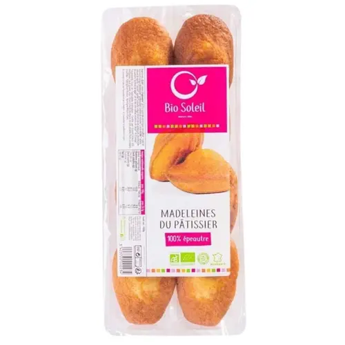 Madeleines du pâtissier à l’épeautre Bio Soleil - 180 g