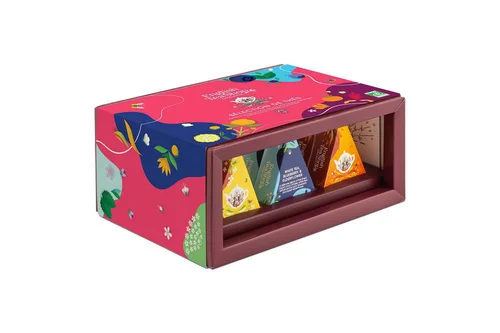 Coffret Prisme de thé 6 mélanges bio Englishtea - 12 sachets