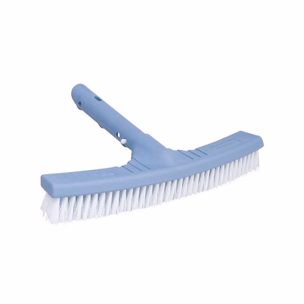 Brosse de paroi piscine – couleur bleu de 33 cm.
