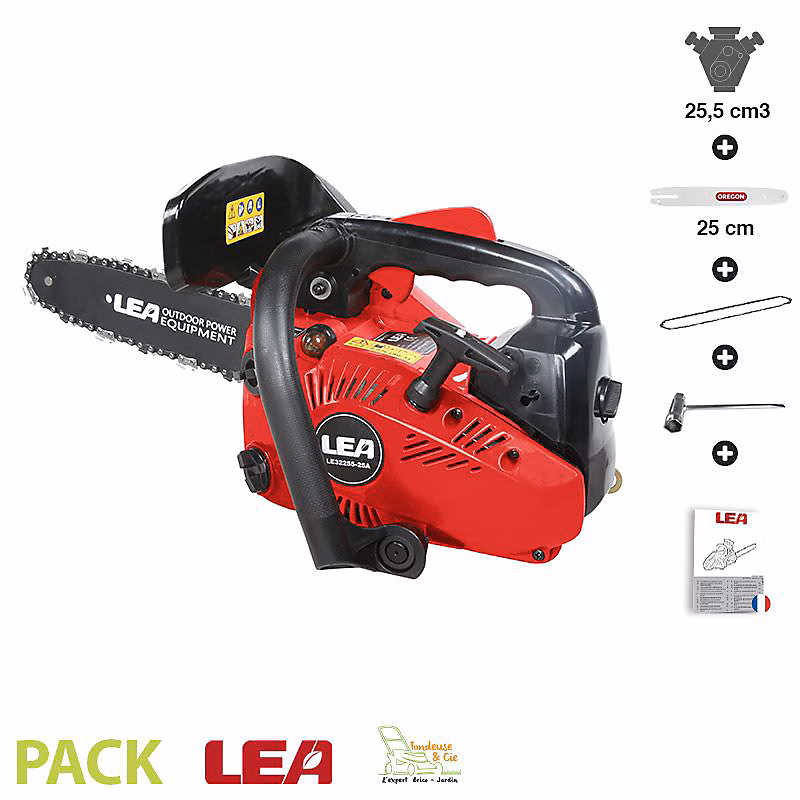 Elagueuse thermique 25 4cc guide 25cm LEA LE32255 – 25A