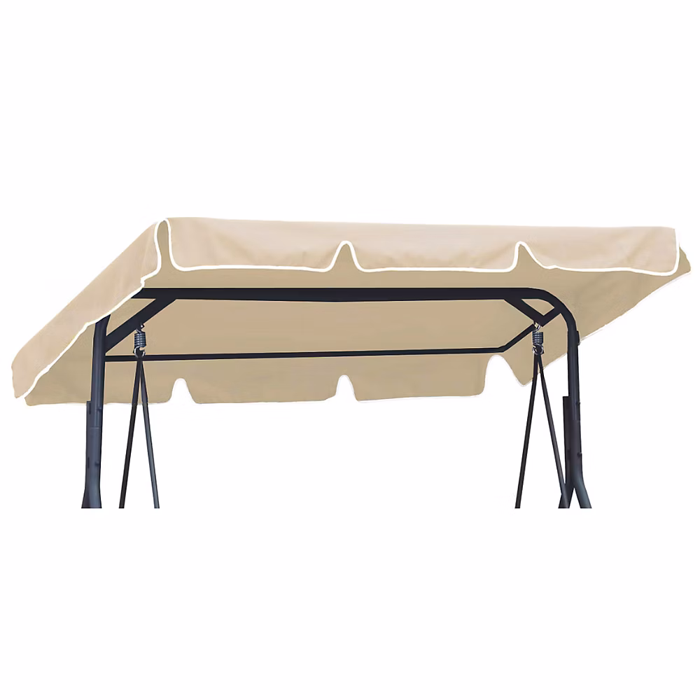 Auvent pour balançoire de jardin Ferocity 110 × 188 cm beige – 1 pc.