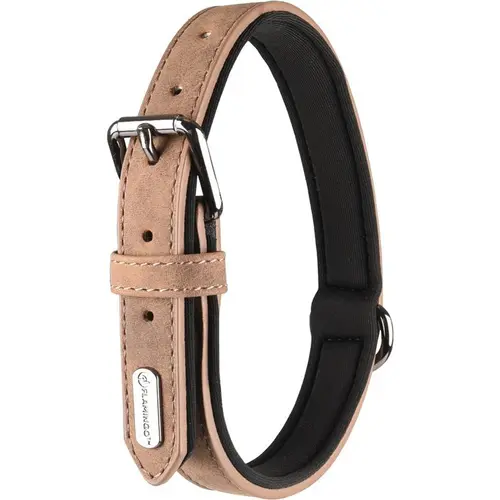 Collier Delu brun 36/44 x 2 cm
