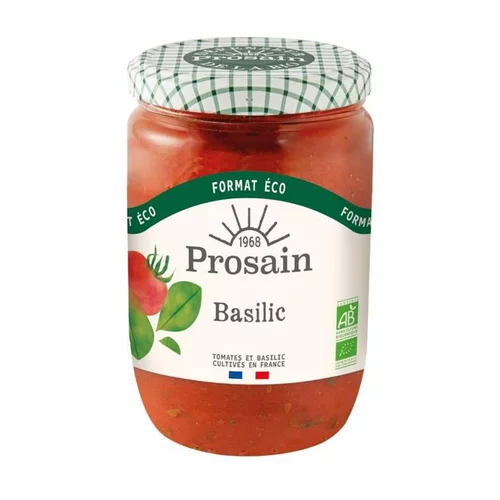 Sauce tomate basilic GF bio Prosain - 600 g