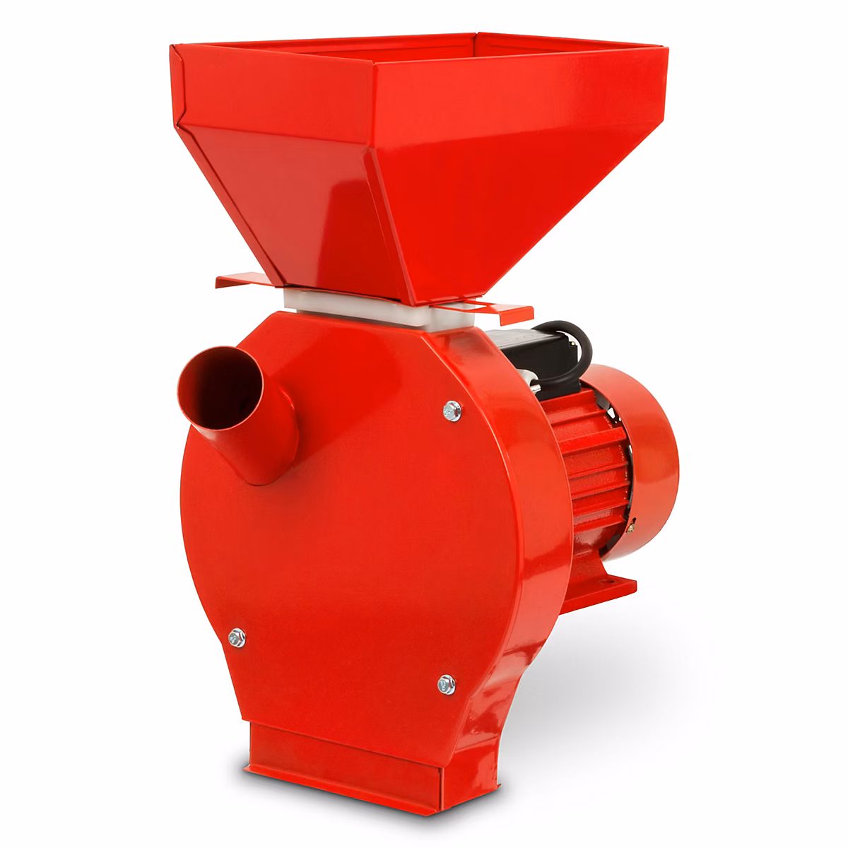 EBERTH Moulin à céréales électrique avec moteur puissant de 1100W – débit de 240 kg/h, Lame tranchante en acier inox et 4 tamis