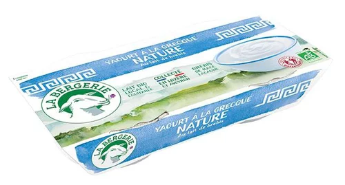 Lot de 2 yaourts à la grecque Brebis La Bergerie - 2 x 125 g