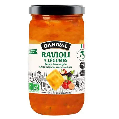 Raviolis aux 5 légumes DANIVAL 670 g