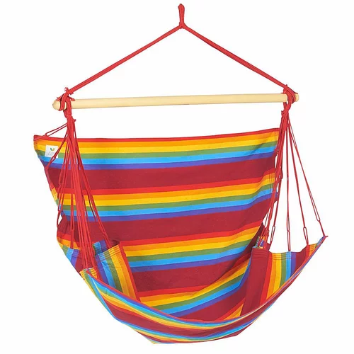 Chaise hamac coloris multicolore Fortaleza en polypropylène Jobek Hamac TranKil - 140 x 110 cm