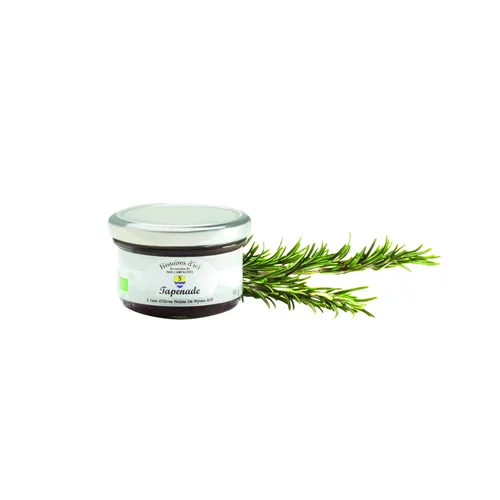 Tapenade bio d'olives noires de Nyons - 90 gr